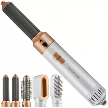 Modelador de ar quente Profi-Care 331321 branco-rosé — multi-modelador 4-em-1, 5 acessórios, 1000W, 3 níveis de temperatura