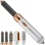 Modelador de ar quente Profi-Care 331321 branco-rosé — multi-modelador 4-em-1, 5 acessórios, 1000W, 3 níveis de temperatura
