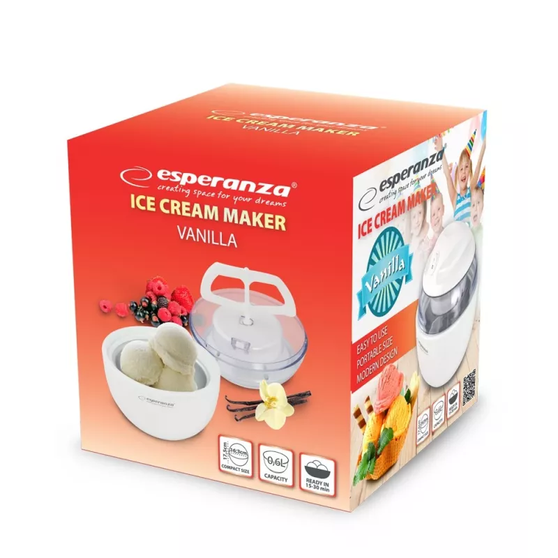 Máquina de gelados Esperanza VANILLA EKI001 (modelo EKI001) da ESPERANZA