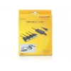 DeLock adaptador USB2.0 > 4 x Série - adaptador série - USB - RS-232 x 4 (61887)