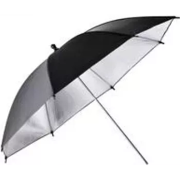 Godox UB-002 - guarda-chuva de estúdio 84 cm preto/prateado (UB-002 84 cm)