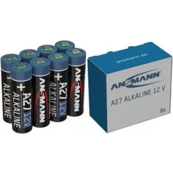 ANS 1520-0016 - Pilha alcalina A27 pack de 8 (1520-0016)