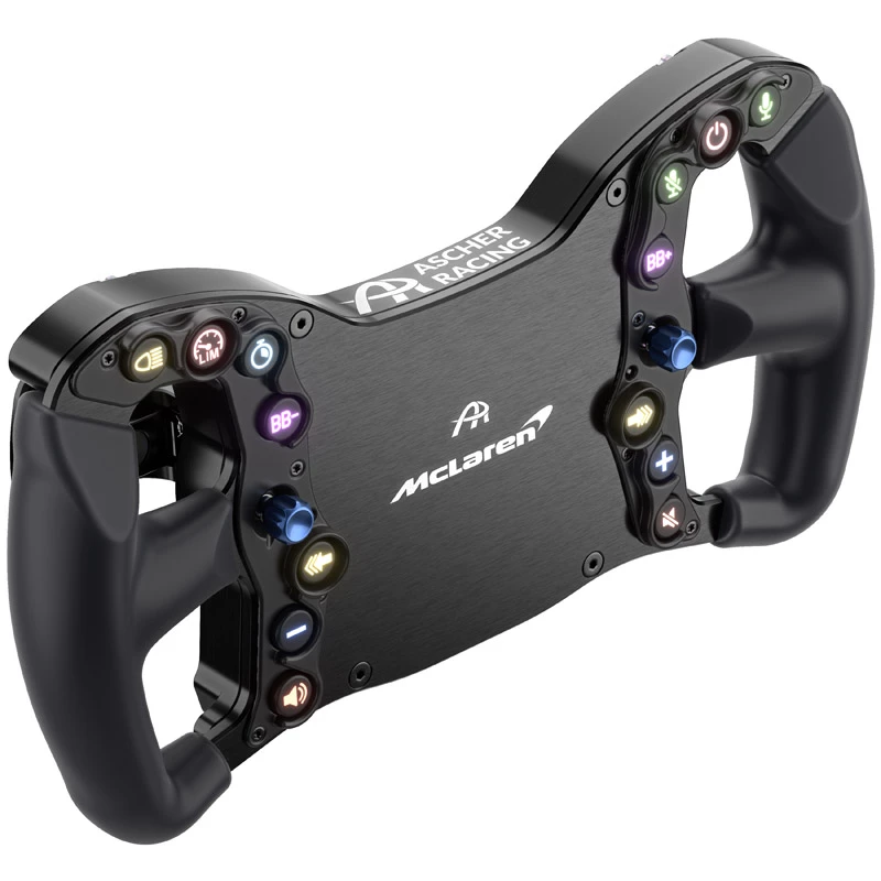 Ascher Racing McLaren Artura Sport-SC Butterfly Style Quick Release — aro de volante para sim racing