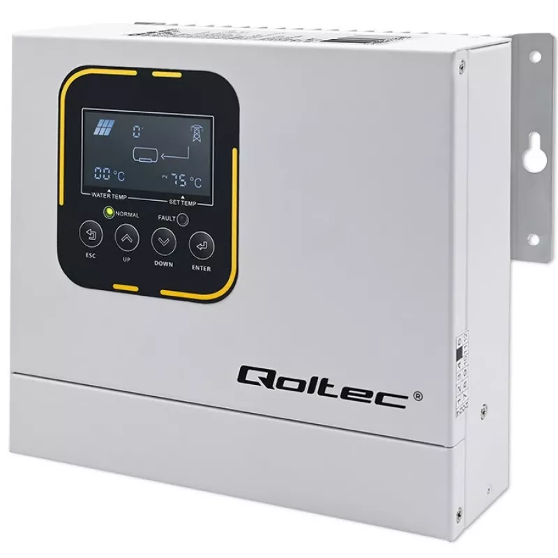 Inversor QOLTEC ECO Solar Boost 4kW MPPT LCD, 4 kW de saída, regulação de carga MPPT, ecrã LCD