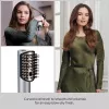 Conjunto de styling de cabelo BABYLISS AS6555E — tecnologia Airflow, 4 níveis de calor, cabo de 2,5 m, prateado/dourado