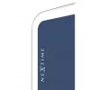 NeXtime Relógio de parede 3072bl Thumbs up, 40,5x41,5 cm, parede, azul/prateado