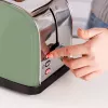 Torradeira Taurus Vintage II 7, 2 fatias, 950 W, verde-azeitona, caixa em aço inoxidável, largura da ranhura 3,5 cm