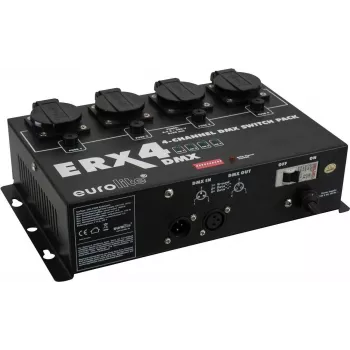 Switchpack DMX de luz EUROLITE ERX-4 4 canais 16A