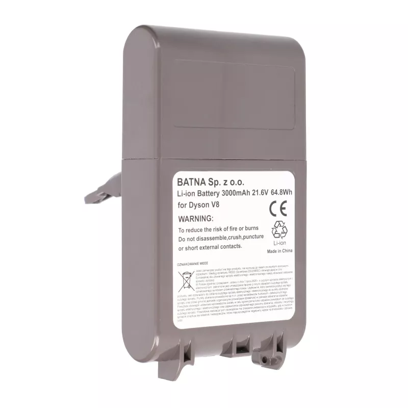 Bateria Dyson V8 21,6V 3000mAh