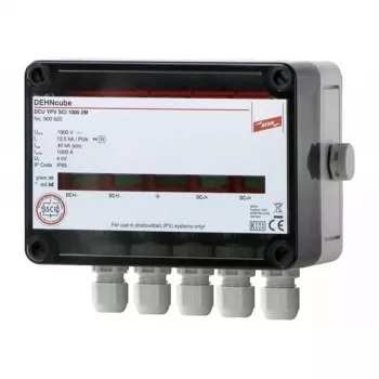 Para-raios DEHN DEHNcube DCUYPV SCI1000 2MPP até 1000VDC (900920)