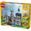 Brinquedo de construção LEGO Creator 3-in-1 conjunto Castelo Medieval dos Cavaleiros 31168 — 1371 peças, 6 minifiguras, a partir dos 9 anos