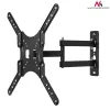 Suporte de parede para TV Maclean MC-759 para ecrãs de 13–55 polegadas, capacidade de carga 30 kg, VESA 75x75–400x400, inclinável e profundidade ajustável