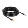Cabo coaxial DeLOCK 10 m SMA/SMA CFD400 LLC400 preto