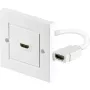 Wentronic Goobay Caixa de parede HDMI™ - 1 x conector fêmea HDMI™ A > 1 x conector fêmea HDMI™ A (51722)