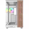 Caixa para PC Thermaltake View 380 XL WS ARGB Snow White — Midi-Tower, suporte ATX, com janela