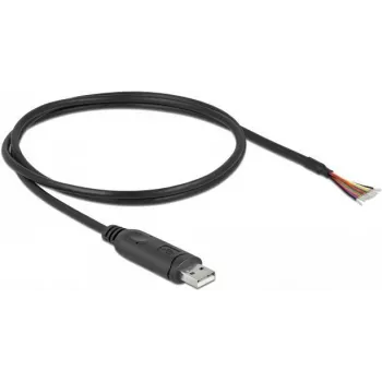 Delock - Adaptador série - USB2.0 - RS-232 - preto (90524)