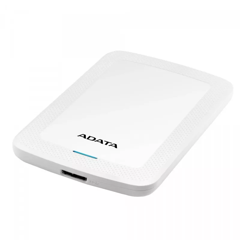 ADATA HV300 - Disco - 2 TB - externo (portátil) - USB 3.1 - AES de 256 bits - branco