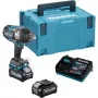 Chave de impacto a bateria TW001GM201 XGT, 40 Volt azul/preto, 2x bateria Li-Ion XGT 4 Ah, em mala de transporte