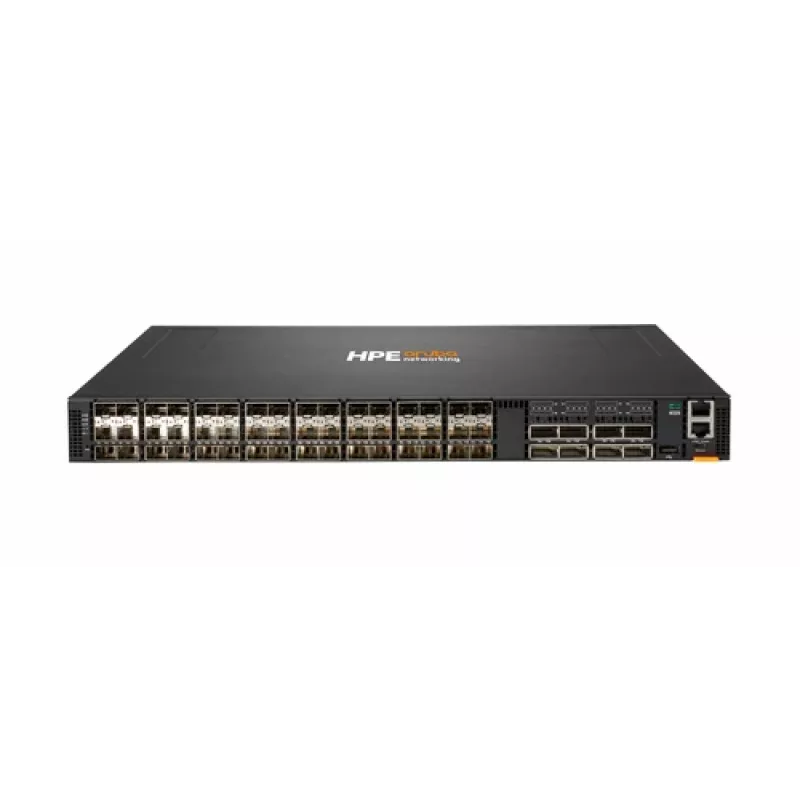 HPE - Série Aruba - Aruba 8325-48Y8C - Switch - L3 - gerido - 48 x 10/25 Gigabit SFP+ / SFP28 + 8 x 40/100 Gigabit QSFP+ / QSFP28 Fluxo de ar de trás para a frente montagem em rack