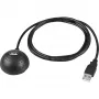 Cabo USB Wentronic - USB Type-A, 4 pinos (macho) - USB Type-A, 4 pinos (fêmea) - 1,5 m - suporte magnético (68913)