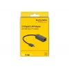 Adaptador USB Type-C macho para LAN 2,5 Gigabit compacto DeLOCK 66645