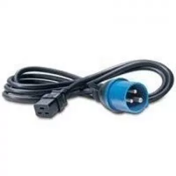 Cabo de alimentação Bachmann 346.112 preto azul 3 m IEC 309 C19