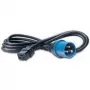 Cabo de alimentação Bachmann 346.112 preto azul 3 m IEC 309 C19