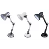 Candeeiro de mesa ESPERANZA AVIOR E27 12W LED, preto, altura ajustável, braço flexível, casquilho E27