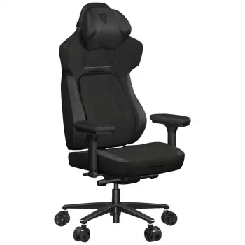 Cadeira gaming universal Thunder X3 CORE Loft — assento e encosto acolchoados, altura 134–144 cm, largura do assento 55 cm, preto