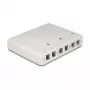 Caixa de superfície Keystone DeLOCK 67052 para módulos de fibra ótica, 6 portas, branco
