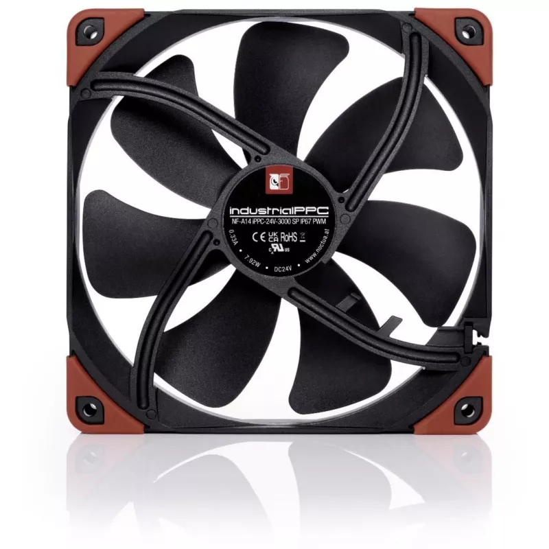Ventoinha de caixa Noctua NF-A14 industrialPPC-24V-3000 SP 140mm