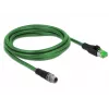 Cabo de rede DeLOCK 85438 RJ45 Ethernet Cat6 2 m preto