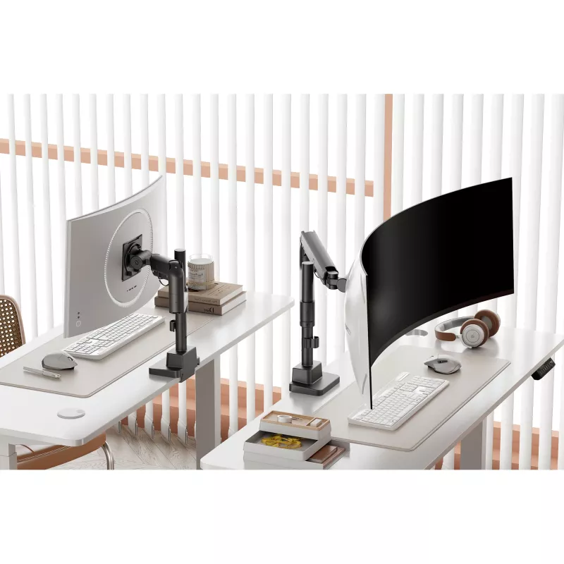 Suporte de monitor DIGITUS Single, fixação por aperto, máx. 57
