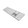 Teclado Matias Mac Silver FK418BTS-UK — design compacto, ligação USB
