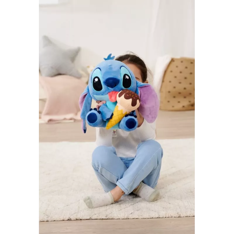 Peluche SIMBA mascote Stitch gelado 25 cm, personagem original macia