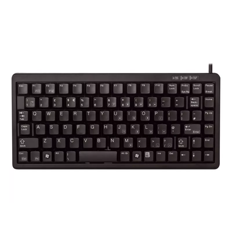 Teclado CHERRY G84-4100 universal USB QWERTY inglês dos EUA preto
