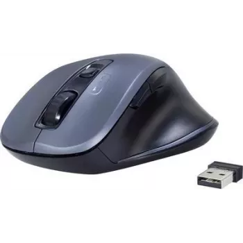 Rato 3D sem fios Bluetooth® ótico ergonómico cinzento Renkforce (RF-4509684)