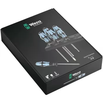Wera 3334/6 conjunto de chaves de fendas em aço inoxidável (6 un.)