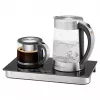 ProfiCook PC-TKS 1056 chaleira 1,7 L preto, aço inoxidável, transparente