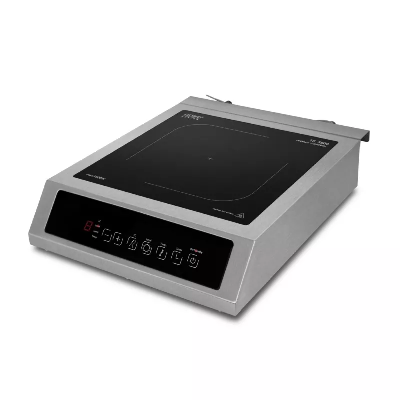 Caso | Placa Thermo Control | TC 3500 | Número de zonas de cozedura 1 | Controlo tátil | Preto/Aço inoxidável | Indução