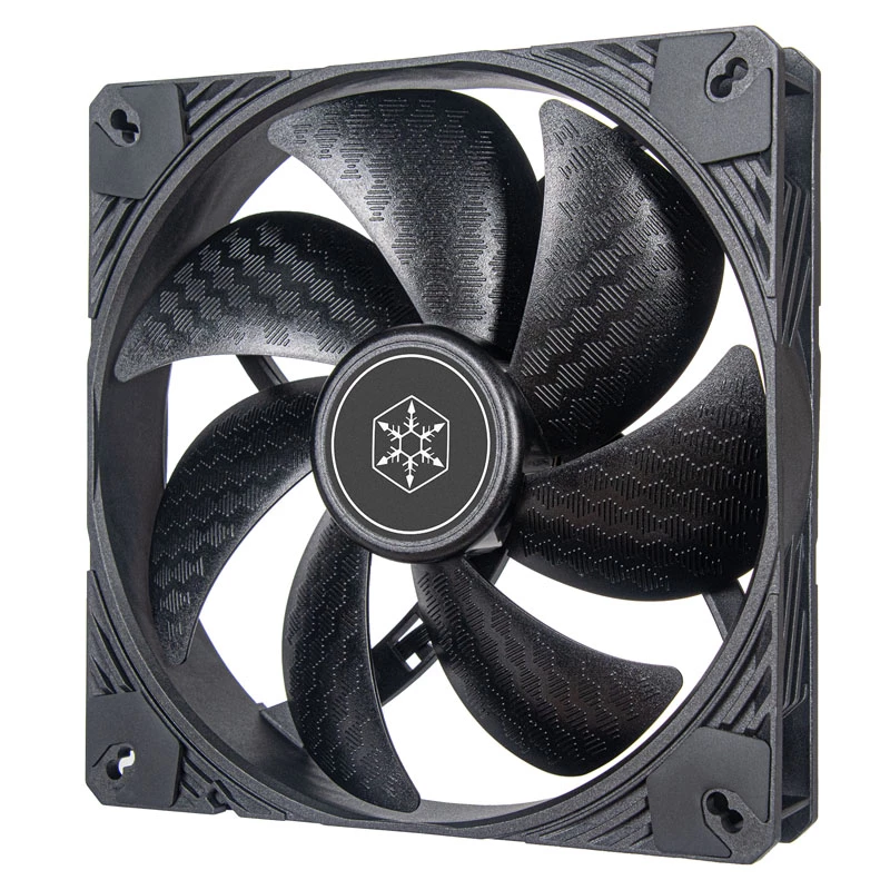 Ventoinha de refrigeração SILVERSTONE SST-SF140B 140 mm preta ventoinha axial para caixa de PC