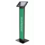 Compulocks Surface Pro 8-11 Apex Enclosure Brandable Floor Stand - suporte de chão - para tablet - personalizável - com fecho - estrutura metálica - preto