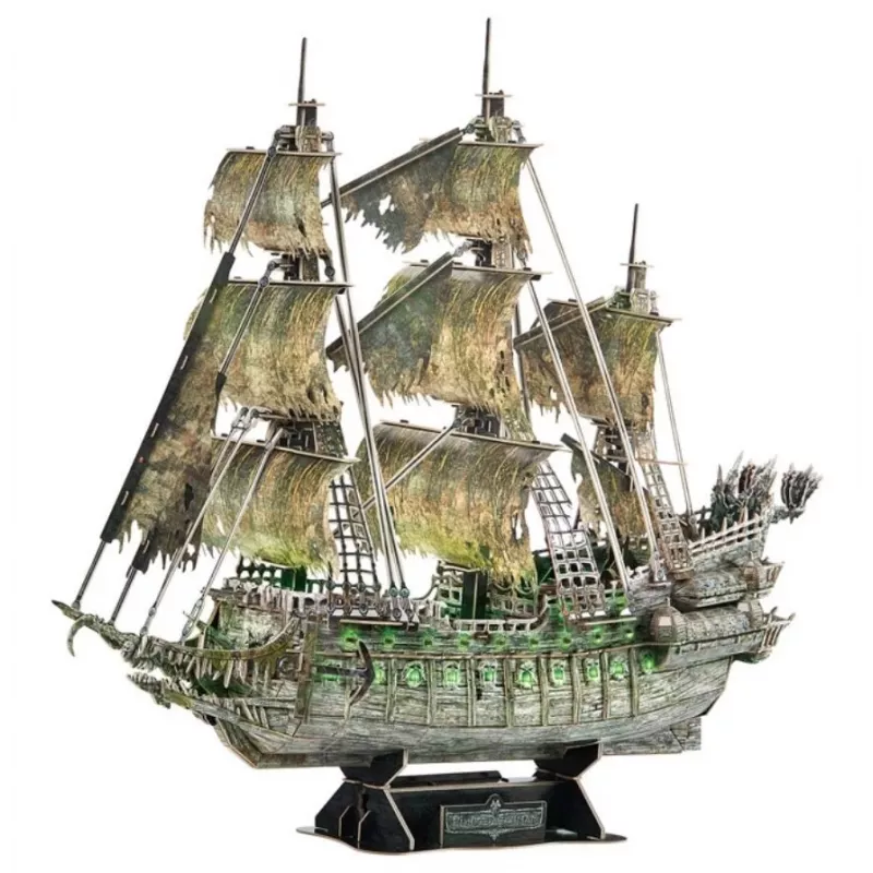 Cubic Fun Puzzle 3D LED O Holandês Voador, 360 peças (306-L527H)