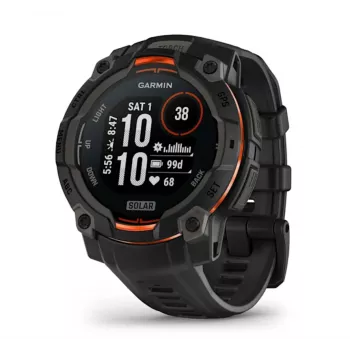 Garmin Instinct® 3 – 45 mm, relógio solar preto