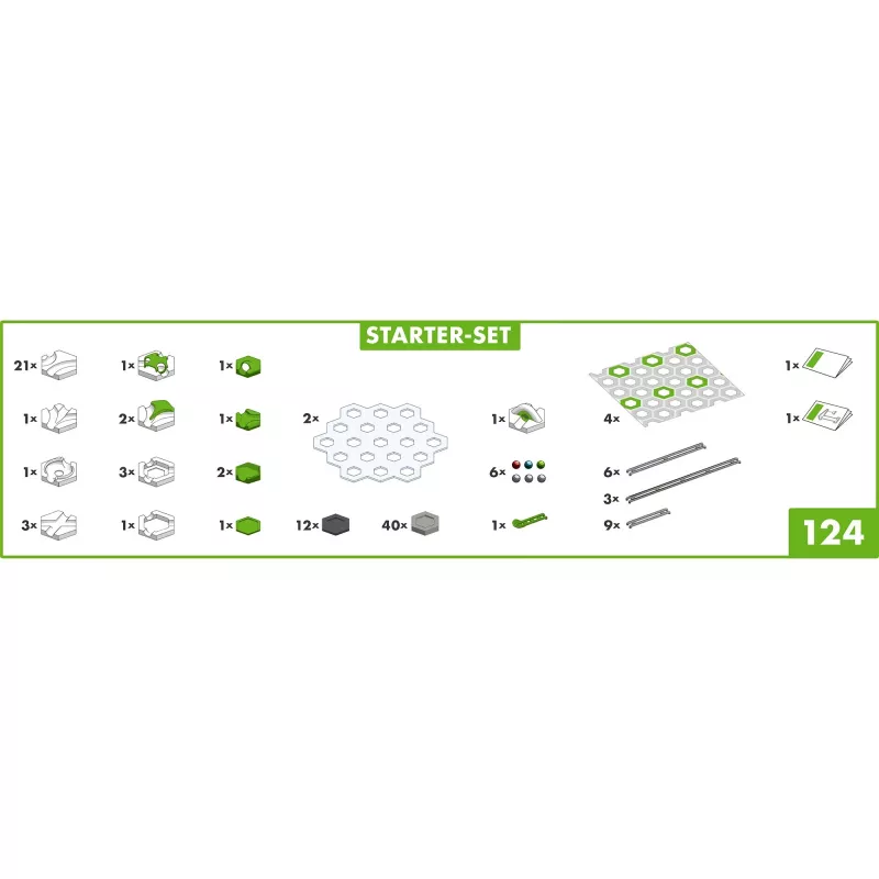 Ravensburger GraviTrax conjunto inicial 22410, pista de berlindes