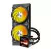 Refrigeração líquida de CPU Darkflash DE240 (preta) — radiador de 240 mm, refrigeração líquida AIO
