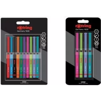 Caneta de fibra fina Herlitz Fineliner 0,4mm Fun cores blister de 10 (2166220)