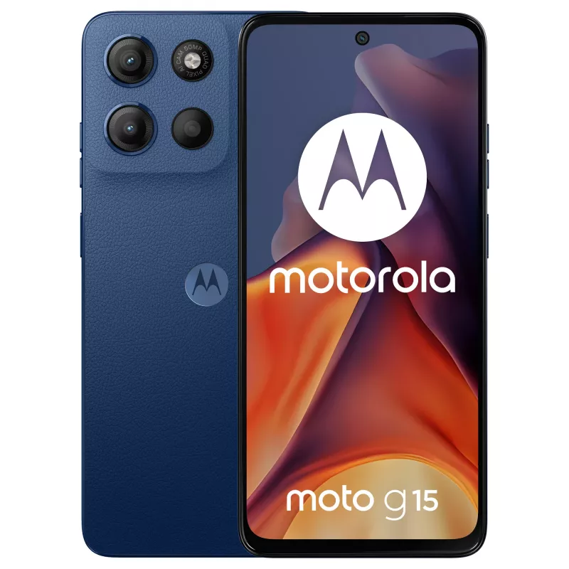 Motorola moto g15 17,1 cm (6,72 inch) Dual SIM Android 15 4G USB Type-C 8 GB 256 GB 5200 mAh Navy
