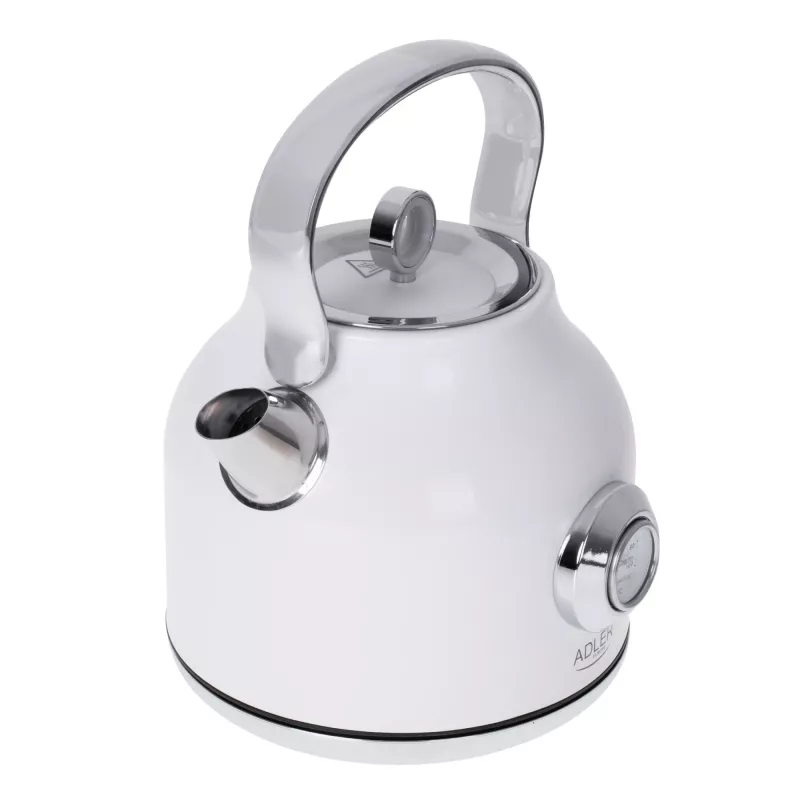 Chaleira elétrica Adler 1,7 l 2200 W metallic white