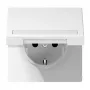 Tomada de parede Schuko Jung LS1520BFNAKLWW com tampa de proteção, encastrar, 16 A, 230 V